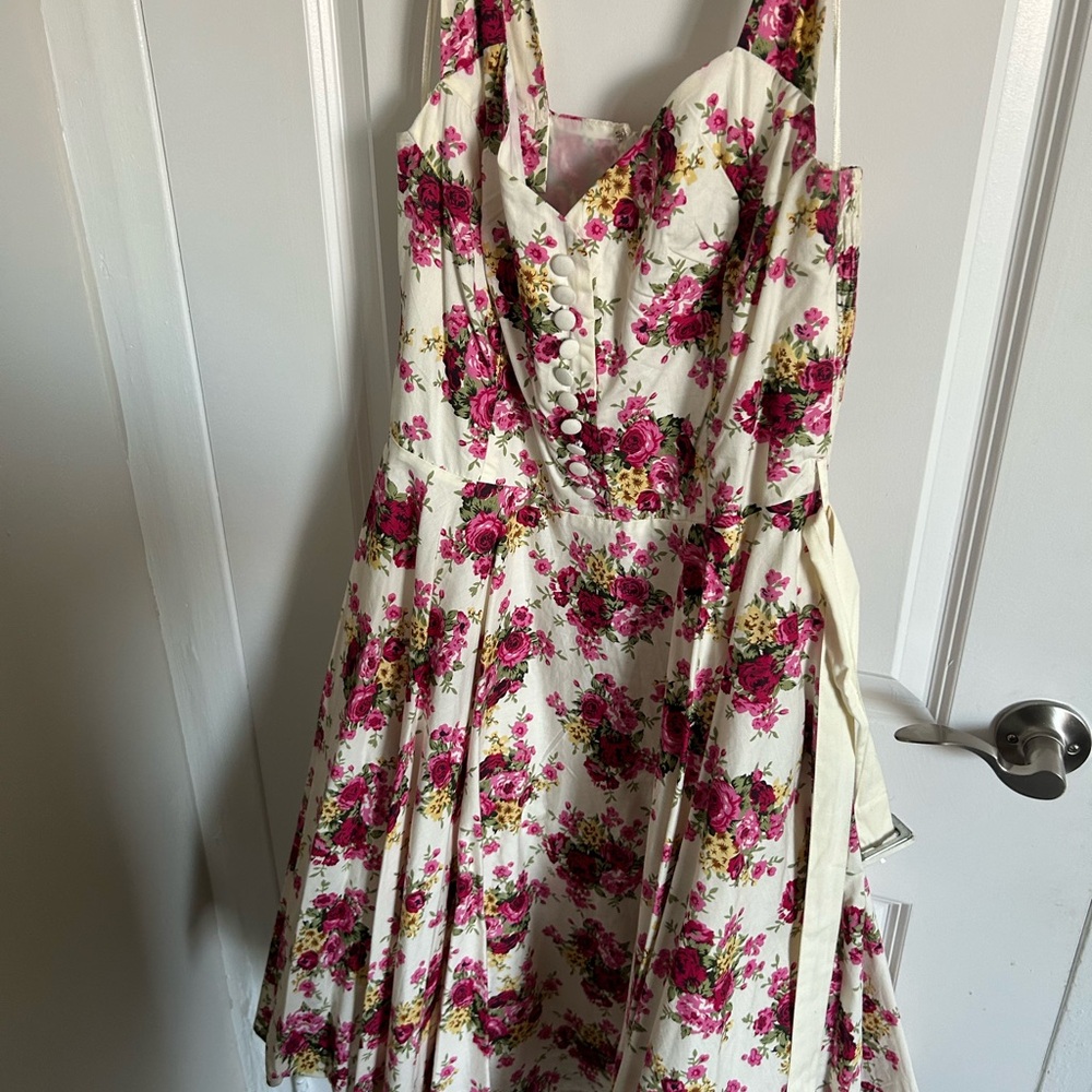Voodoo Vixen Floral Elegance Dress